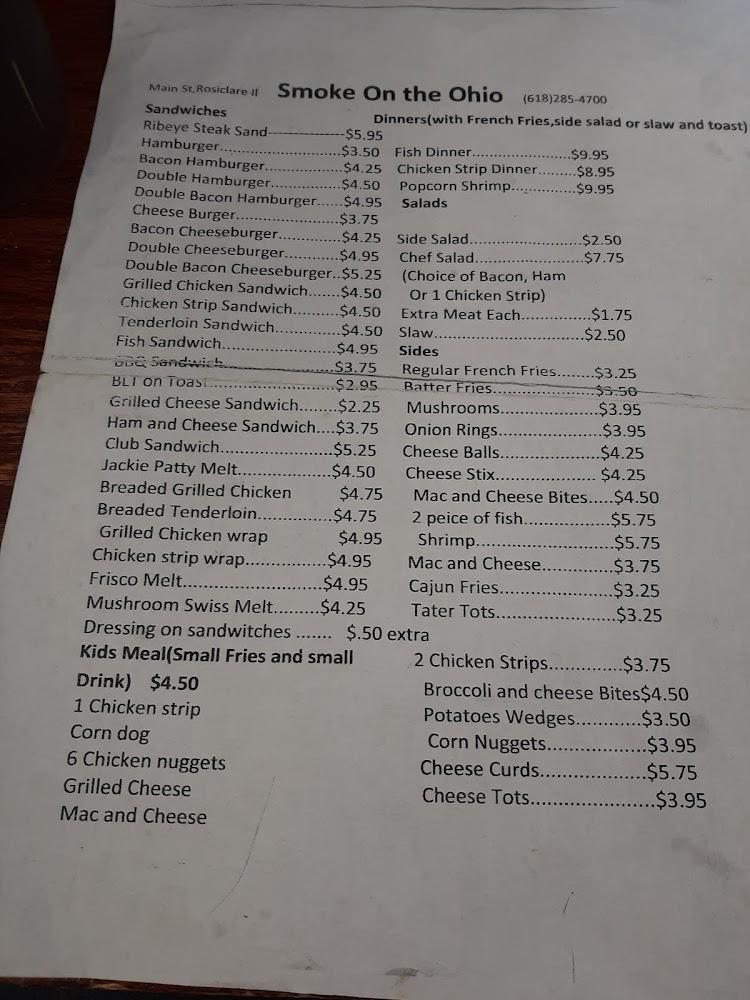 Smoke on the Ohio Menu image 3