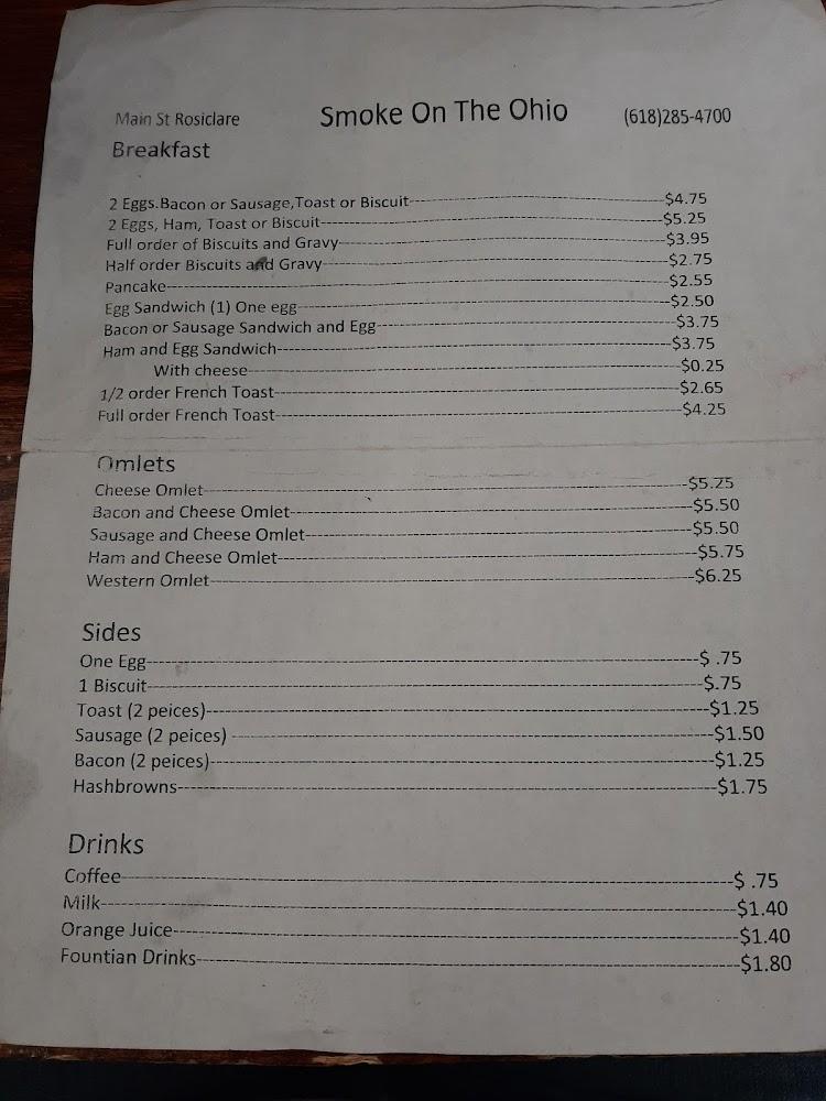 Smoke on the Ohio Menu image 4